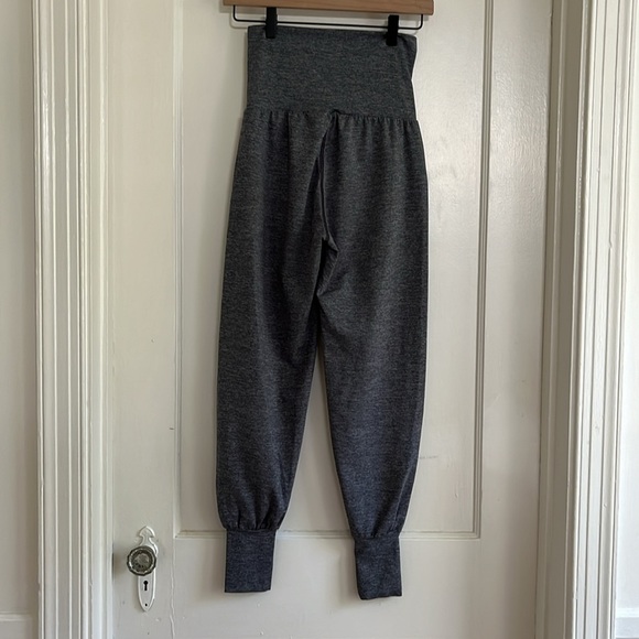 Aerie Gray Foldover Jogger Harem Lounge Pants XXS - Picture 9 of 11